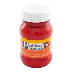 PINTURA ACRILICA MATE 100ML 314 ROJO . ATADO DE 3 PZAS.