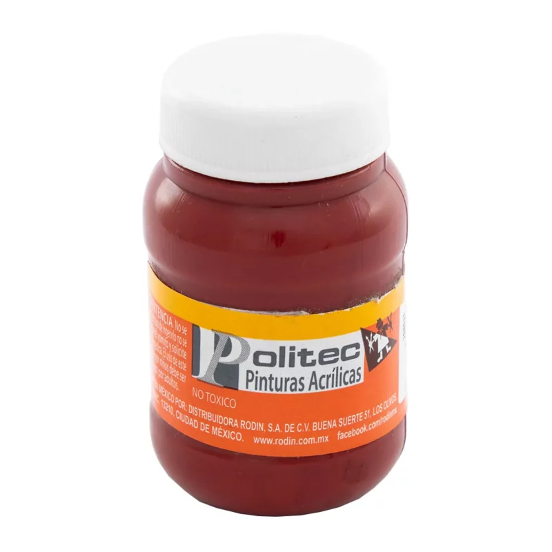 PINTURA ACRILICA MATE 100ML 305 ROJO OXIDO ATADO DE 3 PZAS.