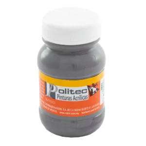 PINTURA ACRILICA MATE 100ML 317 GRIS . ATADO DE 3 PZAS.