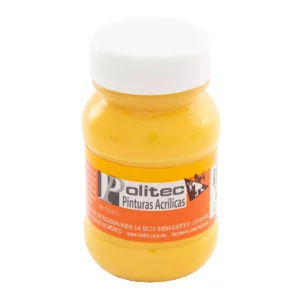PINTURA ACRILICA MATE 100ML 327 AMARILLO CLARO ATADO DE 3 PZAS.