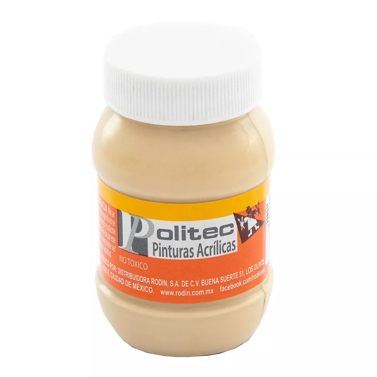 PINTURA ACRILICA MATE 100ML 320 CREMA ATADO DE 3 PZAS.