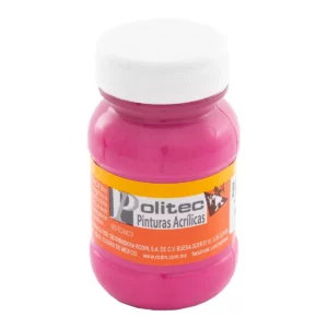PINTURA ACRILICA MATE 100ML 323 CARMIN CLARO ATADO DE 3 PZAS.