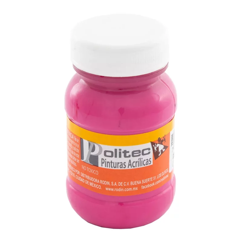 PINTURA ACRILICA MATE 100ML 323 CARMIN CLARO ATADO DE 3 PZAS.