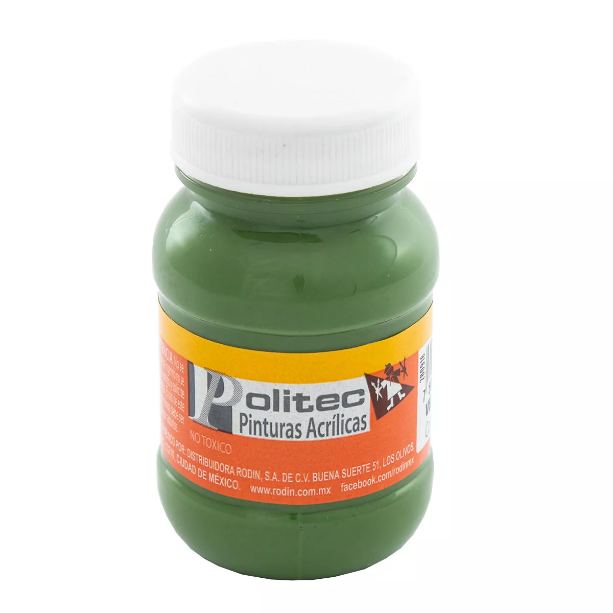 PINTURA ACRILICA MATE 100ML 325 VERDE NILO ATADO DE 3 PZAS.