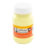 PINTURA ACRILICA MATE 100ML 329 AMARILLO PASTEL ATADO DE 3 PZAS.