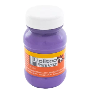 PINTURA ACRILICA MATE 100ML 334 MORADO ATADO DE 3 PZAS.