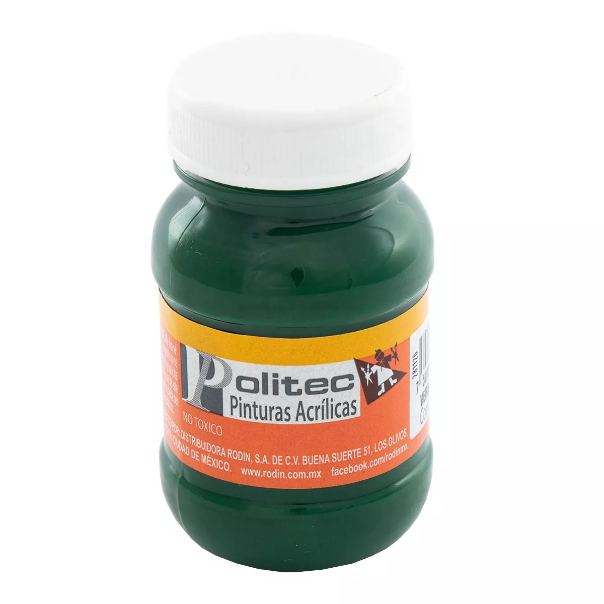 PINTURA ACRILICA MATE 100ML 336 VERDE OLIVO ATADO DE 3 PZAS.