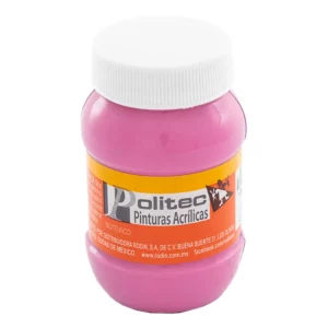 PINTURA ACRILICA MATE 100ML 343 FIUSHA ATADO DE 3 PZAS.