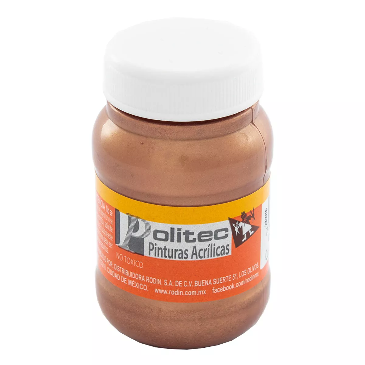 PINTURA ACRILICA METAL 100ML BRONCE ATADO DE 3 PZAS.