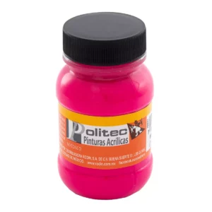 PINTURA ACRILICA FLOUR 100ML 807 MAGENTA ATADO DE 3 PZAS.
