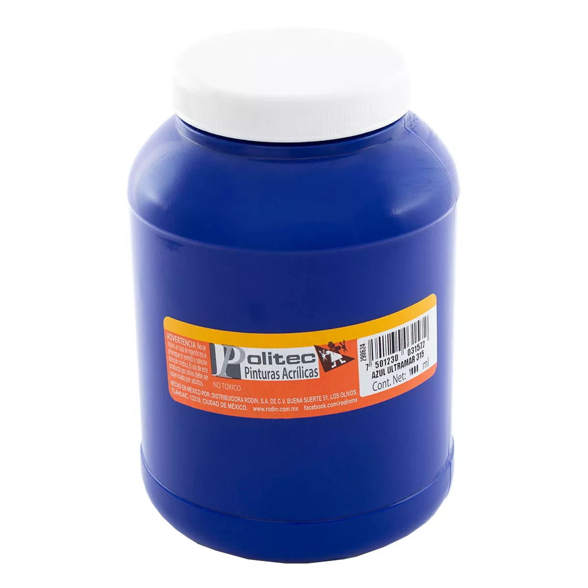 PINTURA ACRILICA POLITEC 1LT 315 AZUL ULTRAMAR