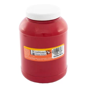 PINTURA ACRILICA POLITEC 1LT CARMIN
