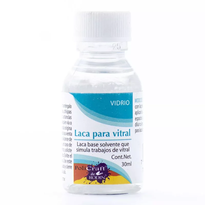PINTURA VITRAL 35ML BLANCO OPACO ATADO DE 4 PZAS.