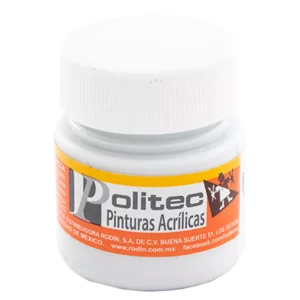 PINTURA ACRILICA MATE 30ML 301 BLANCO TI ATADO DE 5 PZAS.