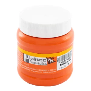 PINTURA ACRILICA MATE 250ML 308 NARANJA