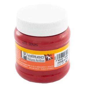 PINTURA ACRILICA MATE 250ML 319 CARMIN