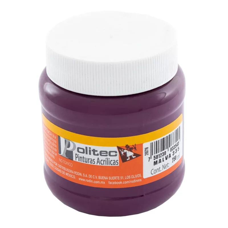 PINTURA ACRILICA MATE 250ML 335 MALVA
