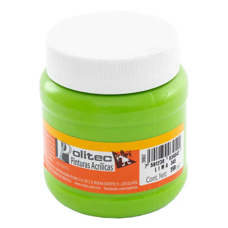 PINTURA ACRILICA MATE 250ML 345 LIMA