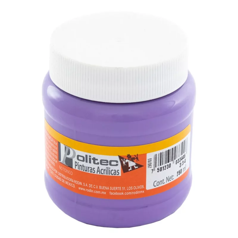 PINTURA ACRILICA MATE 250ML 346 LAVANDA