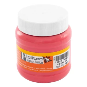 PINTURA ACRILICA MATE 250ML 344 CORAL