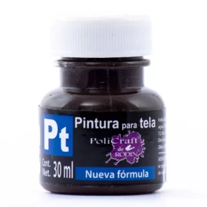 PINTURA TELA POLICRAFT 30ML 1304 SOM CAFE ATADO DE 10 PZAS.