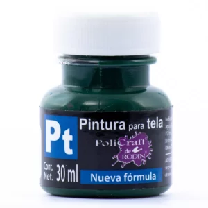 PINTURA TELA POLICRAFT 30ML 1336 VERDE OLIVO ATADO DE 10 PZAS.
