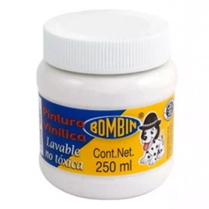 PINTURA VINILICA BOMBIN 250ML BLANCA
