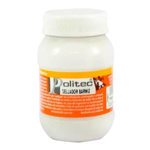 SELLADOR BARNIZ POLITEC 100ML 4030 ATADO DE 4 PZAS.