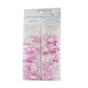 DESTELLO BABY SHOWER 2.5GRS C/10 ROSA