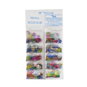 DESTELLO FIESTA 2.5GRS C/10 MULTICOLOR