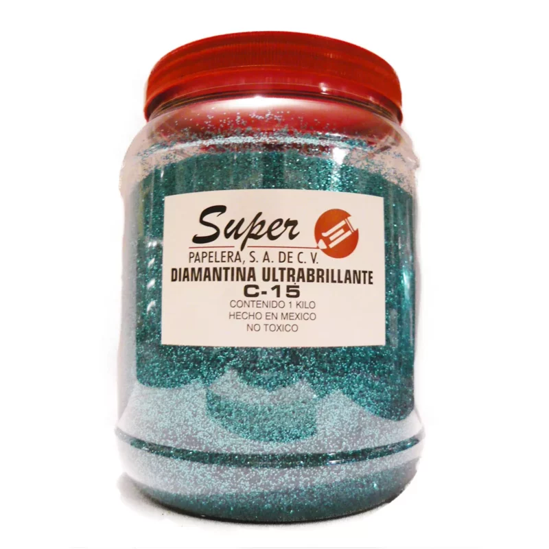 DIAMANTINA FINA 1KGS AZUL TURQUESA