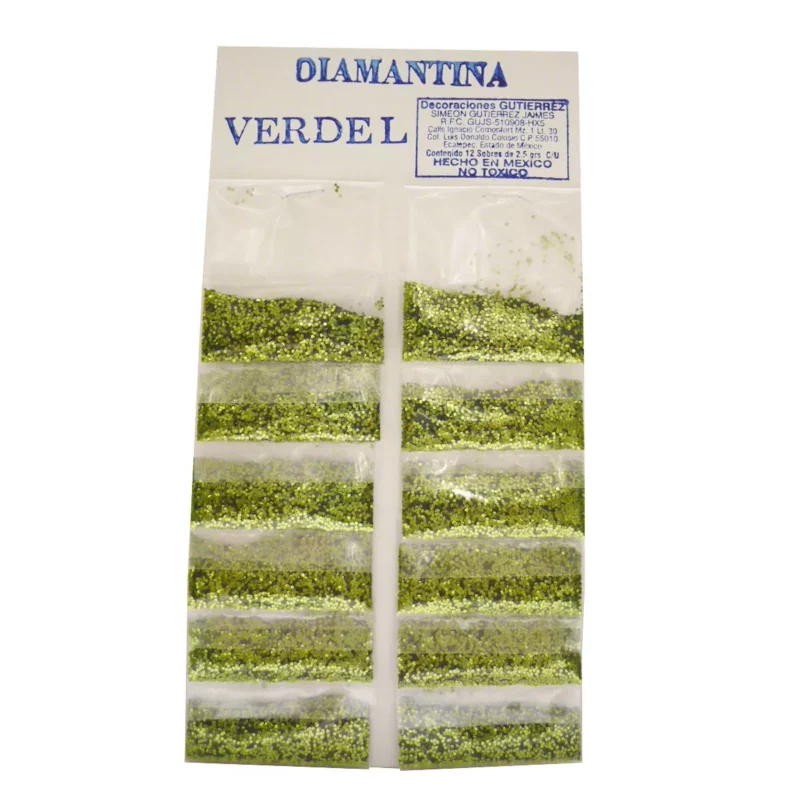 DIAMANTINA C/12 VERDE LIMON