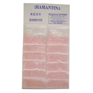 DIAMANTINA C/12 FLUORESCENTE ROSA CLARO