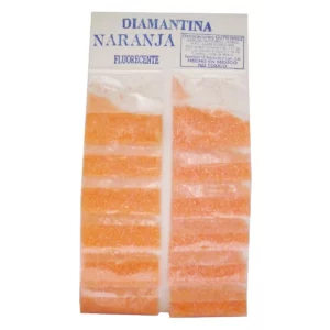 DIAMANTINA C/12 FLUORESCENTE NARANJA