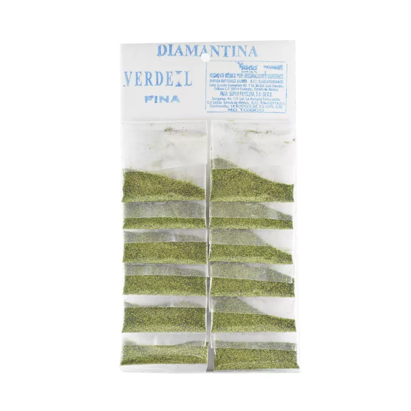 DIAMANTINA FINA C/12 VERDE LIMON