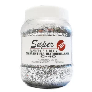 DIAMANTINA 250GRS PLATA