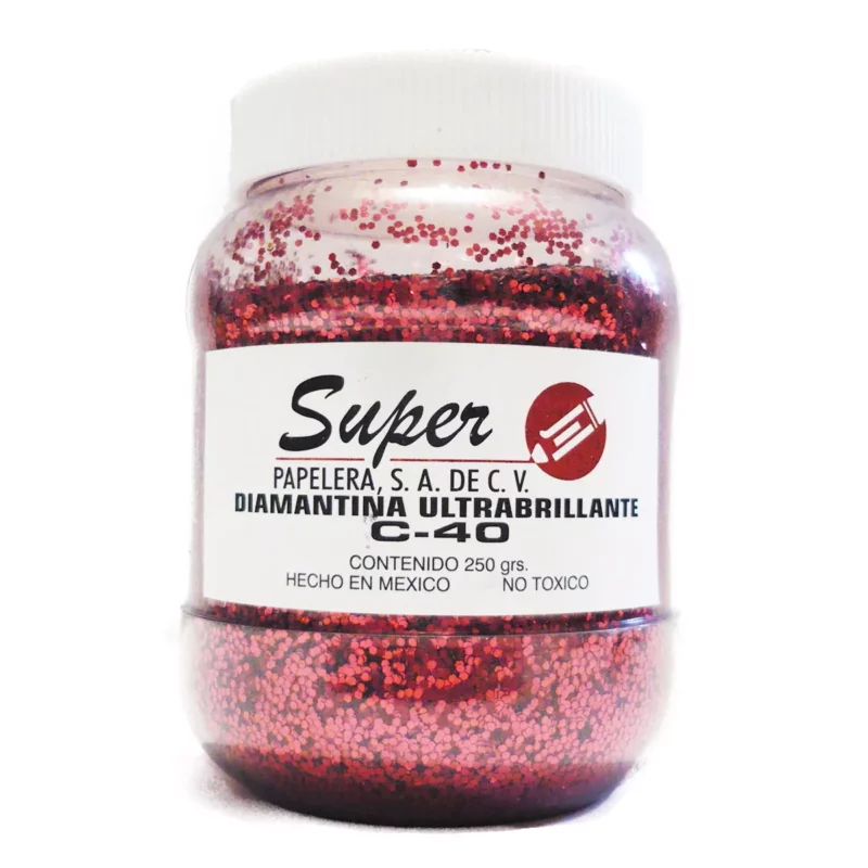DIAMANTINA 250GRS ROJO