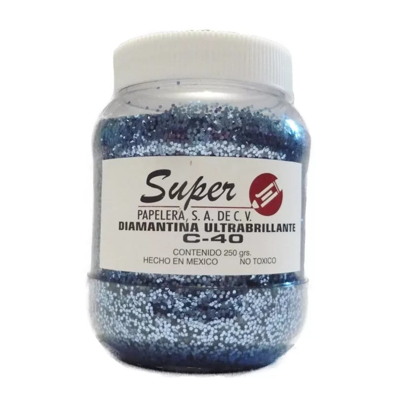 DIAMANTINA 250GRS AZUL CLARO