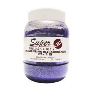 DIAMANTINA FINA 250GRS AZUL REY