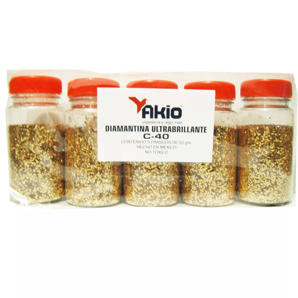 DIAMANTINA 55GRS C40 ORO ATADO DE 5 PZAS.