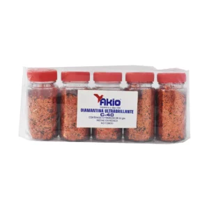 DIAMANTINA 55GRS C40 NARANJA ATADO DE 5 PZAS.