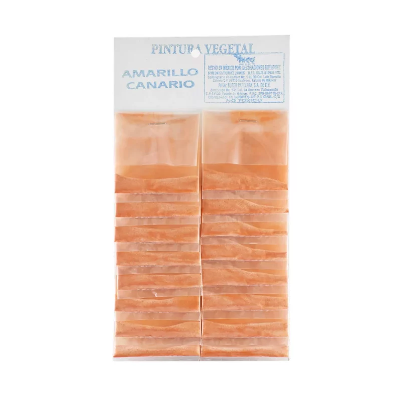 PINTURA VEGETAL C/16 AMARILLO CANARIO