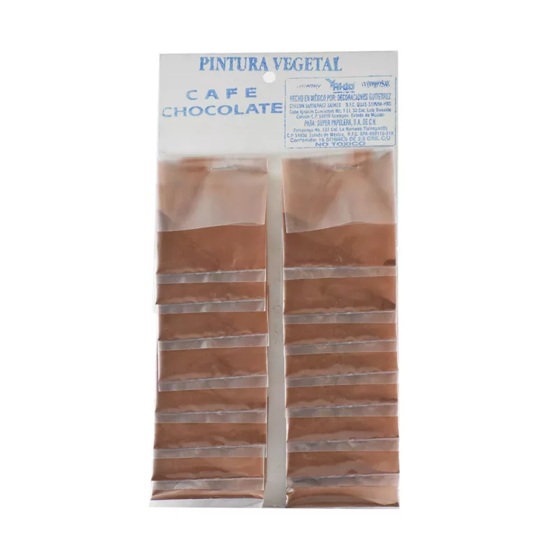 PINTURA VEGETAL C/16 CHOCOLATE