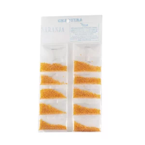 CHAQUIRA 5GRS C/10 NARANJA