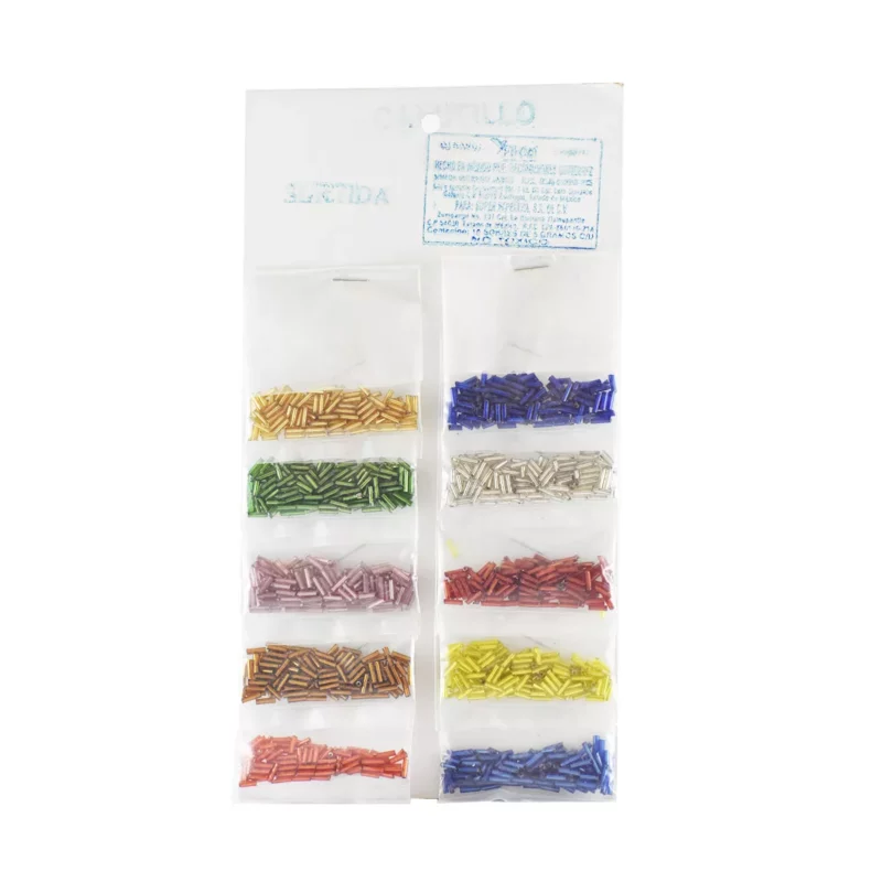 CANUTILLO 5GRS C/10 COLORES SURTIDOS
