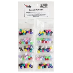 CUENTAS MULTICOLOR MATE C/10 5GRS