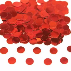 CONFETTI METALIZADO 1CM 30GRS 8602 ROJO
