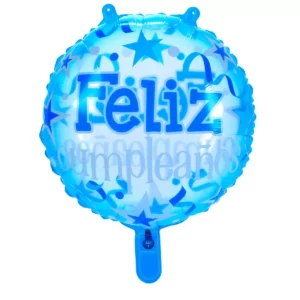 GLOBO IMPRESO FELIZ CUMPLEAÑOS 8426 AZUL