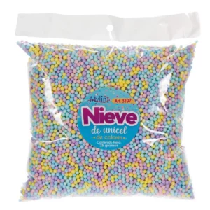 NIEVE DE UNICEL 25GRS 3197 MULTI PASTEL