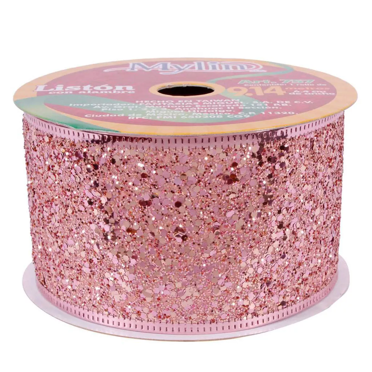 LISTON DIAMANTADO FINO 6.4 X 9.1MTS 757 ORO ROSADO